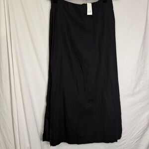 Gap Linen-Blend Maxi Slip Skirt